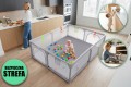 KOJEC DZIECIĘCY 150x180 cm PLAC ZABAW SUCHY BASEN + UCHWYTY I 50 PIŁEK