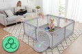 KOJEC DZIECIĘCY 140x140 cm PLAC ZABAW SUCHY BASEN + UCHWYTY I 50 PIŁEK