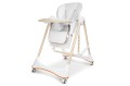 DZIECIĘCE KRZESEŁKO DO KARMIENIA BUJANE 3W1 BIAŁE