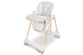 DZIECIĘCE KRZESEŁKO DO KARMIENIA BUJANE 3W1 BIAŁE