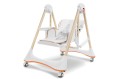 DZIECIĘCE KRZESEŁKO DO KARMIENIA BUJANE 3W1 BIAŁE
