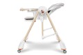 DZIECIĘCE KRZESEŁKO DO KARMIENIA BUJANE 3W1 BIAŁE