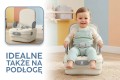 PRZENOŚNE PODWYŻSZANE SIEDZISKO NA KRZESŁO DLA DZIECKA ORSETTO SKŁADANE 2W1 SZARE