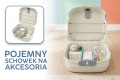 PRZENOŚNE PODWYŻSZANE SIEDZISKO NA KRZESŁO DLA DZIECKA ORSETTO SKŁADANE 2W1 SZARE