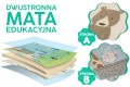 MATA PIANKOWA EDUKACYJNA SKŁADANA DLA DZIECI DUŻA MISIE BALONY 180x200