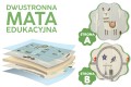 MATA PIANKOWA EDUKACYJNA SKŁADANA DLA DZIECI LAMY DROGA 150x200 CM