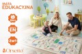 MATA PIANKOWA EDUKACYJNA SKŁADANA DLA DZIECI DUŻA LAMY DROGA 180x200