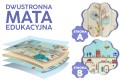 MATA PIANKOWA EDUKACYJNA SKŁADANA DLA DZIECI DUŻA KOTY DROGA 150x200 CM