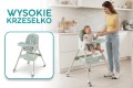 DZIECIĘCE KRZESEŁKO DO KARMIENIA KARMELEK 4W1 ZIELONE