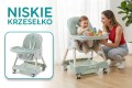 DZIECIĘCE KRZESEŁKO DO KARMIENIA KARMELEK 4W1 ZIELONE