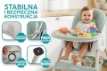 DZIECIĘCE KRZESEŁKO DO KARMIENIA KARMELEK 4W1 ZIELONE