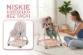 DZIECIĘCE KRZESEŁKO DO KARMIENIA KARMELEK 4W1 RÓŻOWE