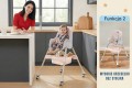 DZIECIĘCE KRZESEŁKO DO KARMIENIA CYNAMONEK 4W1 RÓŻOWE