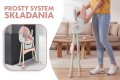 DZIECIĘCE KRZESEŁKO DO KARMIENIA BUJACZEK CIASTEK 6W1 RÓŻOWE
