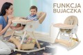 KRZESEŁKO DO KARMIENIA BUJACZEK SEZAMEK 6W1 BEŻOWE