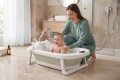WANIENKA DZIECIĘCA BABY CARE Z TERMOMETREM HARMONY BEŻOWA + PODUSZKI SŁONIKI