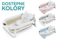 WANIENKA DZIECIĘCA BABY CARE Z TERMOMETREM HARMONY BEŻOWA + PODUSZKI SŁONIKI