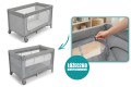 ŁÓŻECZKO TURYSTYCZNE CHMURKA II-POZIOMOWE HARMONY AUTOMATYCZNIE SKŁADANE SZARE