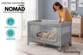 ŁÓŻECZKO TURYSTYCZNE NOMAD HARMONY AUTOMATYCZNIE SKŁADANE SZARE