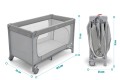 ŁÓŻECZKO TURYSTYCZNE NOMAD HARMONY AUTOMATYCZNIE SKŁADANE SZARE