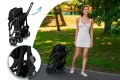 WÓZEK DZIECIĘCY SPACERÓWKA LITTLE RIDER SIENA CZARNY
