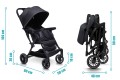 WÓZEK DZIECIĘCY SPACERÓWKA LITTLE RIDER SIENA CZARNY